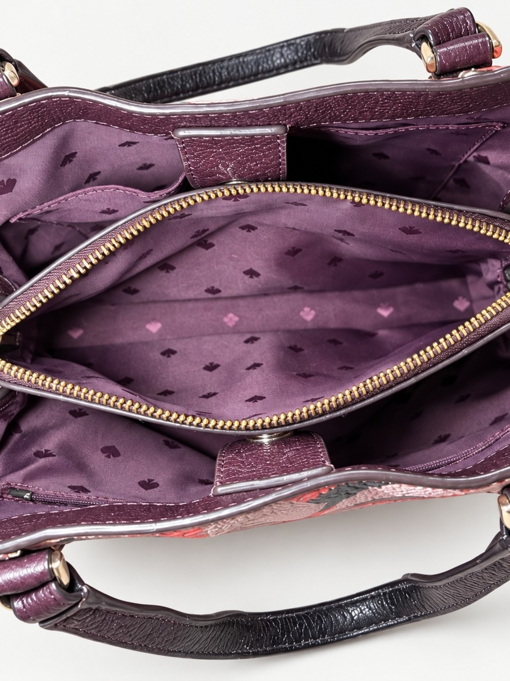 Kate Spade New York Multicolor Floral Leaf Print Tote Bag - Picture 10 of 12
